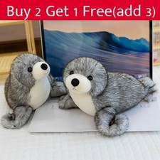 Realistic Sea Lion Stuffed Animal Plush Toy Super Soft Short Plush Marine Life