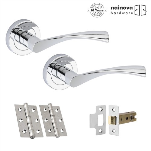 Door handle twirl lever - door, on