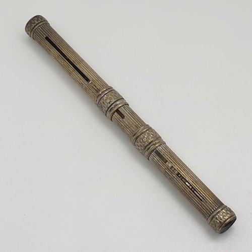 Victorian metal dip - metal, pen
