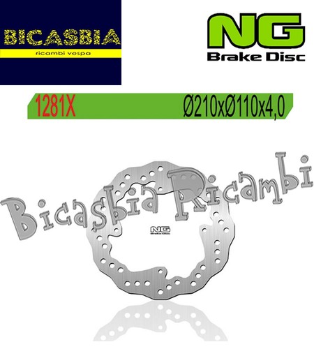 21818 rear brake disc - -,