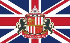 Sunderland Flag 5ft by 3ft - Sunderland Football Flag Union Jack Design