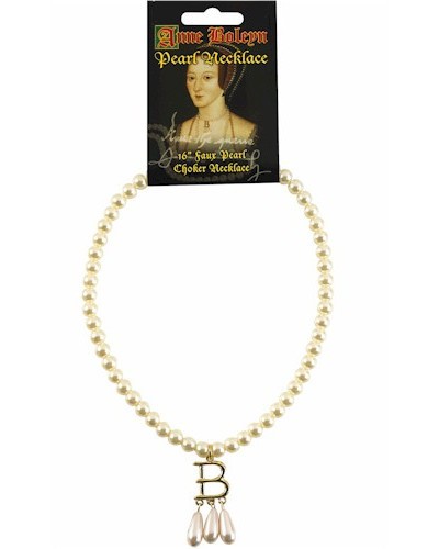 Anne boleyn faux - pearl, choker