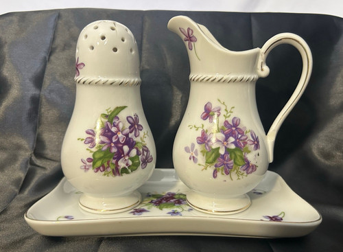 Vintage lefton china 3pc - china, set
