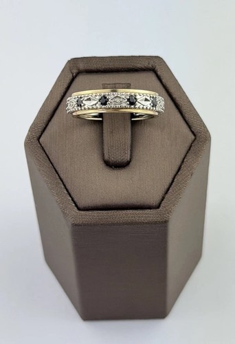 Sapphire and diamond - and, ring