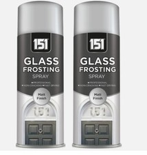 2x 151 Glass Frosting Spray