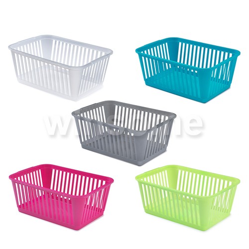 Plastic handy storage basket - storage,