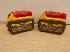 DeWalt DCB546 18v 54v xr Flexvolt  6 AH Batteries x 2