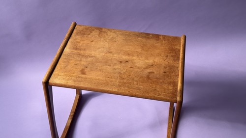 Mid century teak side table - mid-century,