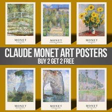 Claude Monet Oil Paint Art