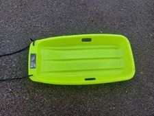 Yellow Plastic Snow Sled Child