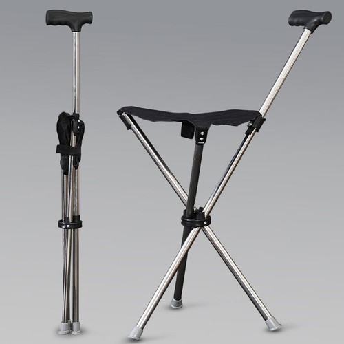 Folding portable walking stick - folding,