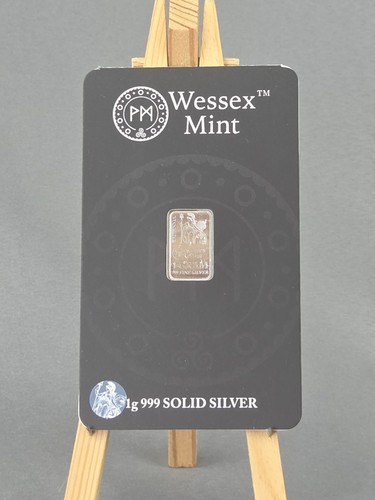 Wessex mint silver bullion - wessex, 1g