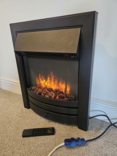Electric fire inset with - electric,