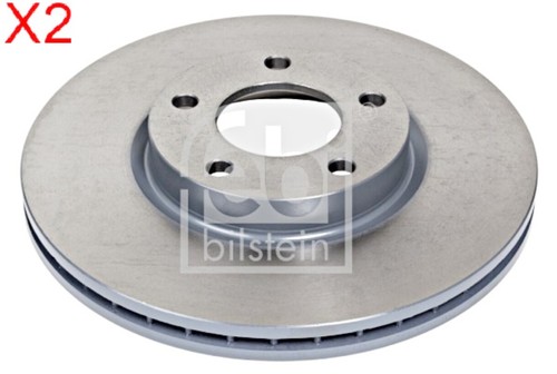 Front brake disc pcs - x2,