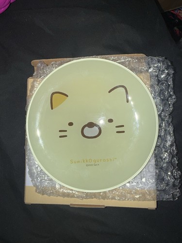 Sumikkogurashi cat plate - sumikkogurashi, /