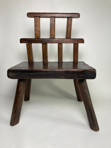 Ladder back oak elm - oak/elm, wood