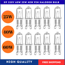 10 X G9 HALOGEN BULBS