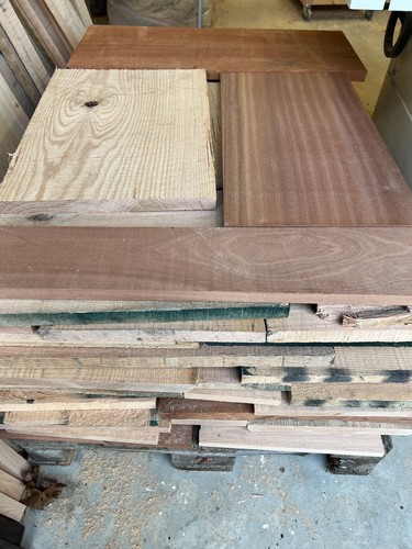 Palet solid oak and sapele - of,