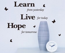 Learn Live Hope Wall Art