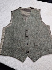 Mens Harris Tweed Waistcoat