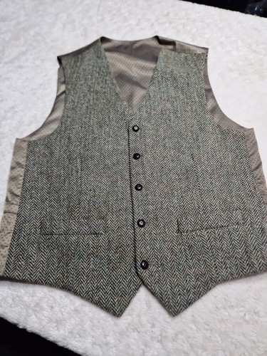 Mens harris tweed - mens, waistcoat
