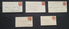 Penny red star covers - gb, x