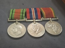 WW11 BRITISH MEDAL GROUP OF 3