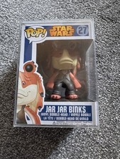 Funko Pop Star Wars Jar Jar Binks No. 27 Blue Box Vaulted
