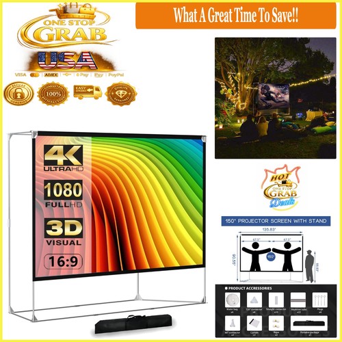 150 inch outdoor projector - 150-inch,