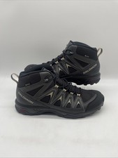 Salomon Mens X Braze GTX Mid Hiking Boots Shoes Black Grey UK 10.5 EU 45 1/3