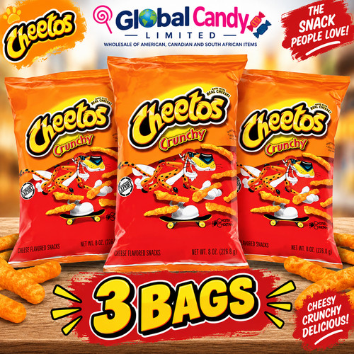 Cheetos crunchy snacks 226g - crunchy,