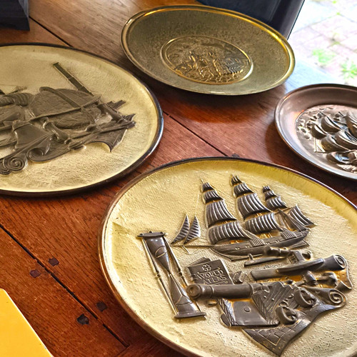 Brass decorative plates - decorative,
