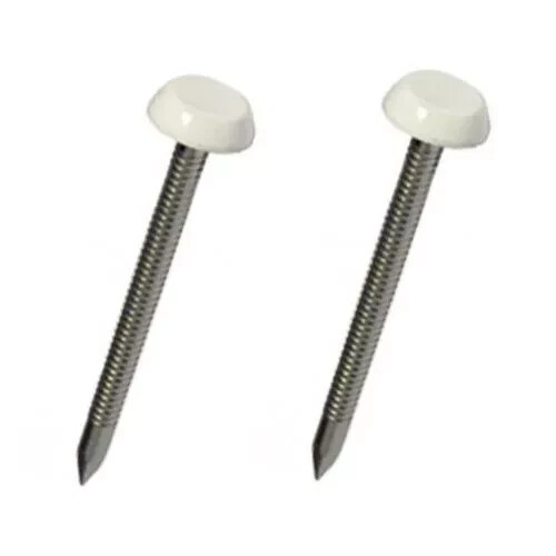 65mm white upvc - upvc, headed