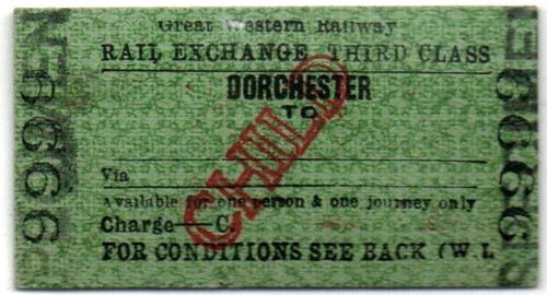 Great western railway ticket - railway,