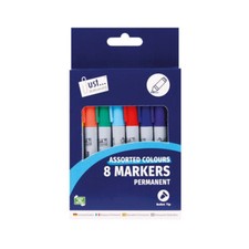 8pk permanent marker - 8pk, pens