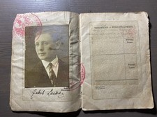Old Travel Document Poland