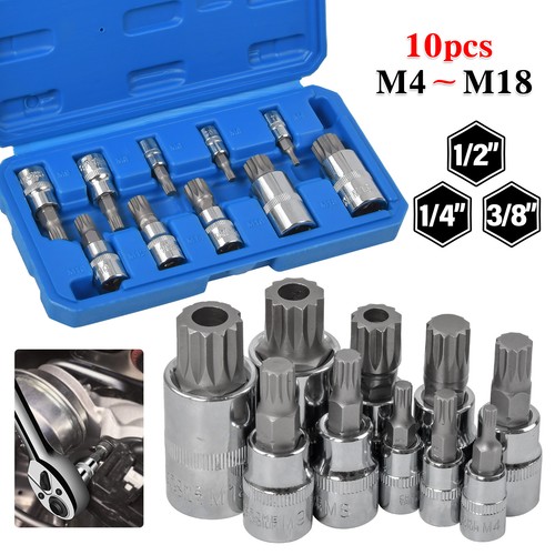10pcs multi spline bit - spline,