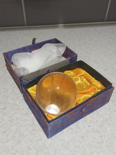 Crystal glass sphere - crystal,
