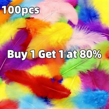 100 PCS Multicolor Fluffy