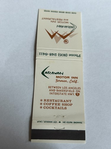 Vintage matchbook cover - matchbook,