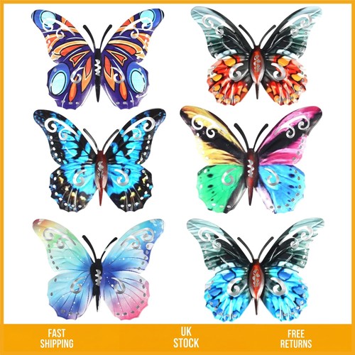 Vibrant metal butterfly wall - butterfly,