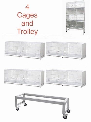 Double breeding cage 120cm - breeding,