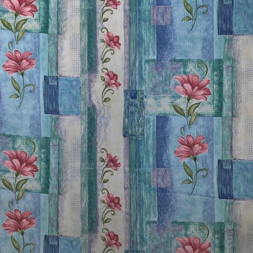 Luxury floral cotton satin - floral,