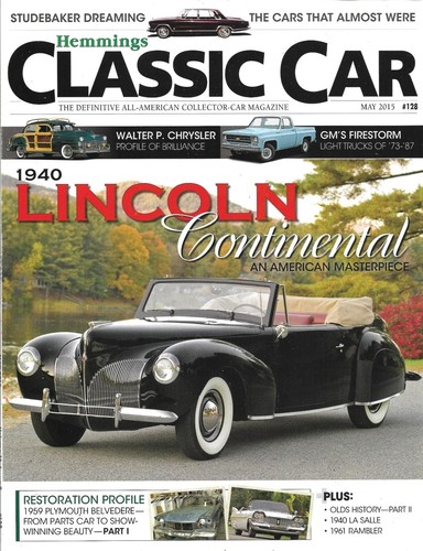 Hemmings classic car 2015 may - classic,