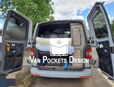 VW T5 and T6 Barn door storage organiser both sides