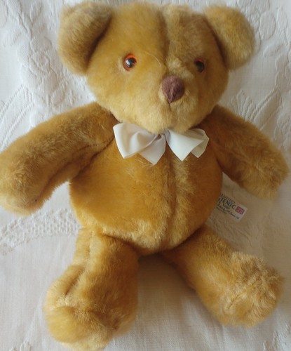 Vintage golden plush jointed - vintage,