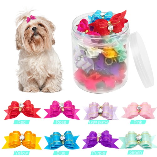 100pcs cat dog hair - cat, bows