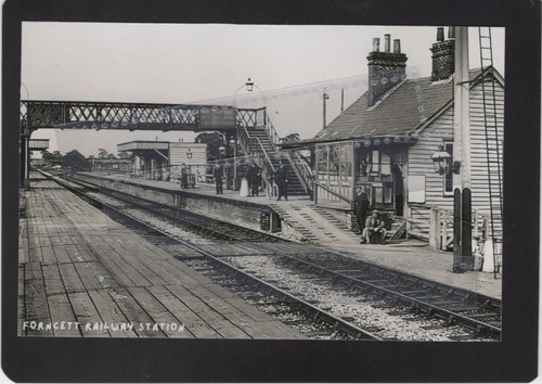 Forncett railway station - forncett,