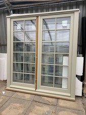 Wooden timber french doors - timber,