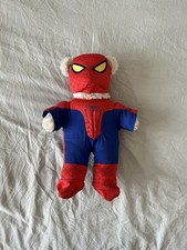 Build A Bear Teddy Bear Spider Man Costume Soft Toy Plush, Excellent Condition